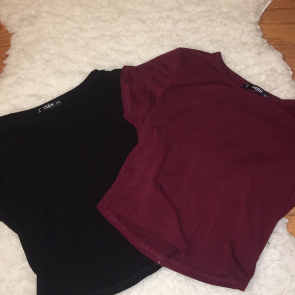 Short Sleeve Crop Tops - Picture 1 of 3
